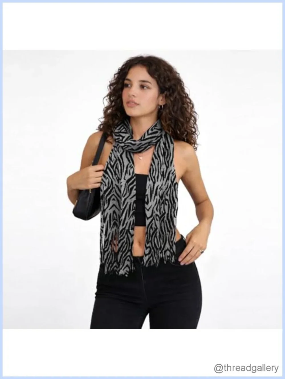 Sparkly Sequin Scarf Shawl Wrap Fashion Scarf with Tassel Fringe